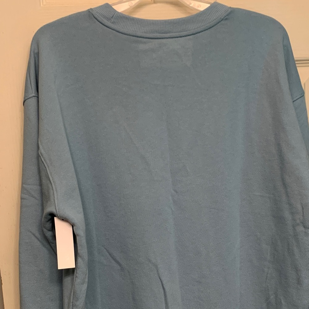 NWT Time and Tru Soft Blue Relaxed Fit Top